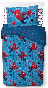Jay Franco Marvel Spiderman Spidey Faces 3 Piece Bedding Set Single