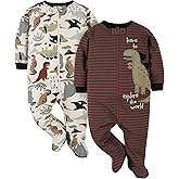 Gerber Baby Boys’ 2-Pack Sleep ‘N Play Pajamas
