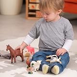Learning Minds 8 Jumbo Farm Animals Toy Set for Toddlers 18 Months+ view 2
