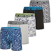 Body Glove Boys Boxer Briefs Pack of 4, 5 or 6 Comfortable and Durable Underwear