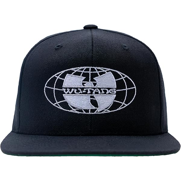 Men's Wu Tang Clan Black Logo Baseball Cap One Size Black at