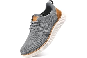 VILOCY Boy's Slip On Casual Dress Sneaker Hands Free Fashion Shoes Comfortable Oxfords Mesh Tennis Breathable School Uniform Formal Church Shoes(Little Kid/Big Kid)