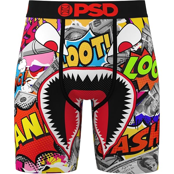 PSD Boxer Core Standard Premium Warface Merchant 3 Pezzi Taglia M Multicolor