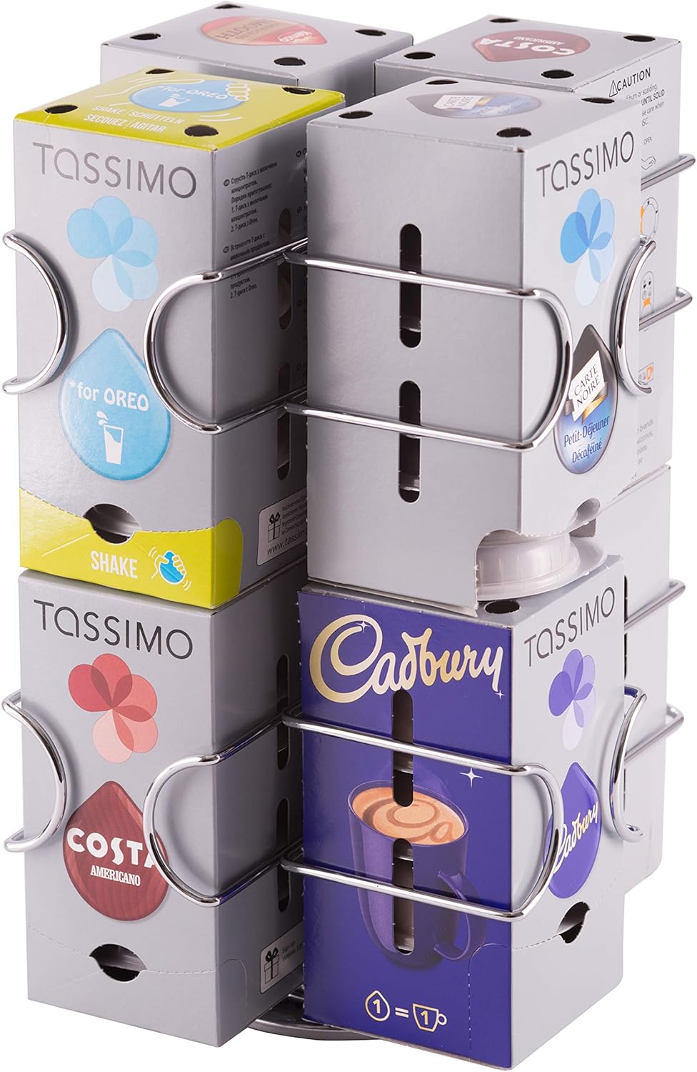 Tassimo Pod Holder Holds 64 Pods on a ROTATING Base No