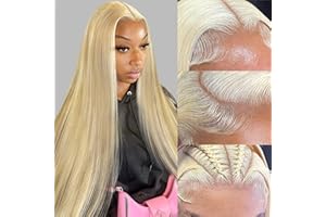 BZN 613 13x6 Lace Front Wig Human Hair 28 Inch 200 Density 613 Lace Front Wig Human Hair Blonde Wig Human Hair Straight Lace Frontal Wig Human Hair Pre Plucked With Baby Hair