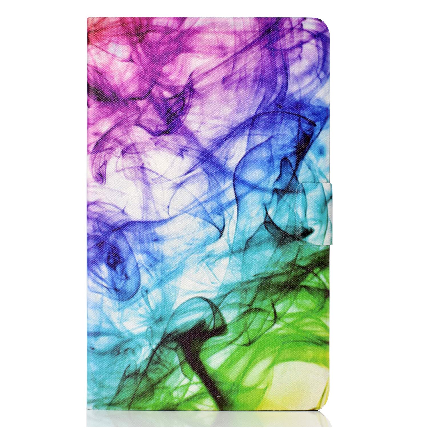 Lspcase Case for Samsung Tab A 10.5 Inch Polyurethane Leather Flip Stand Tablet Case Cover with Auto Sleep/Wake for Samsung Galaxy Tab A 10.5 Inch SM-T590 SM-T595 Colourful Smoke