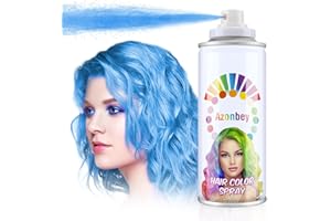 Azonbey Temporary Natural Hair Color Spray, 1-Day Washable (Blue)
