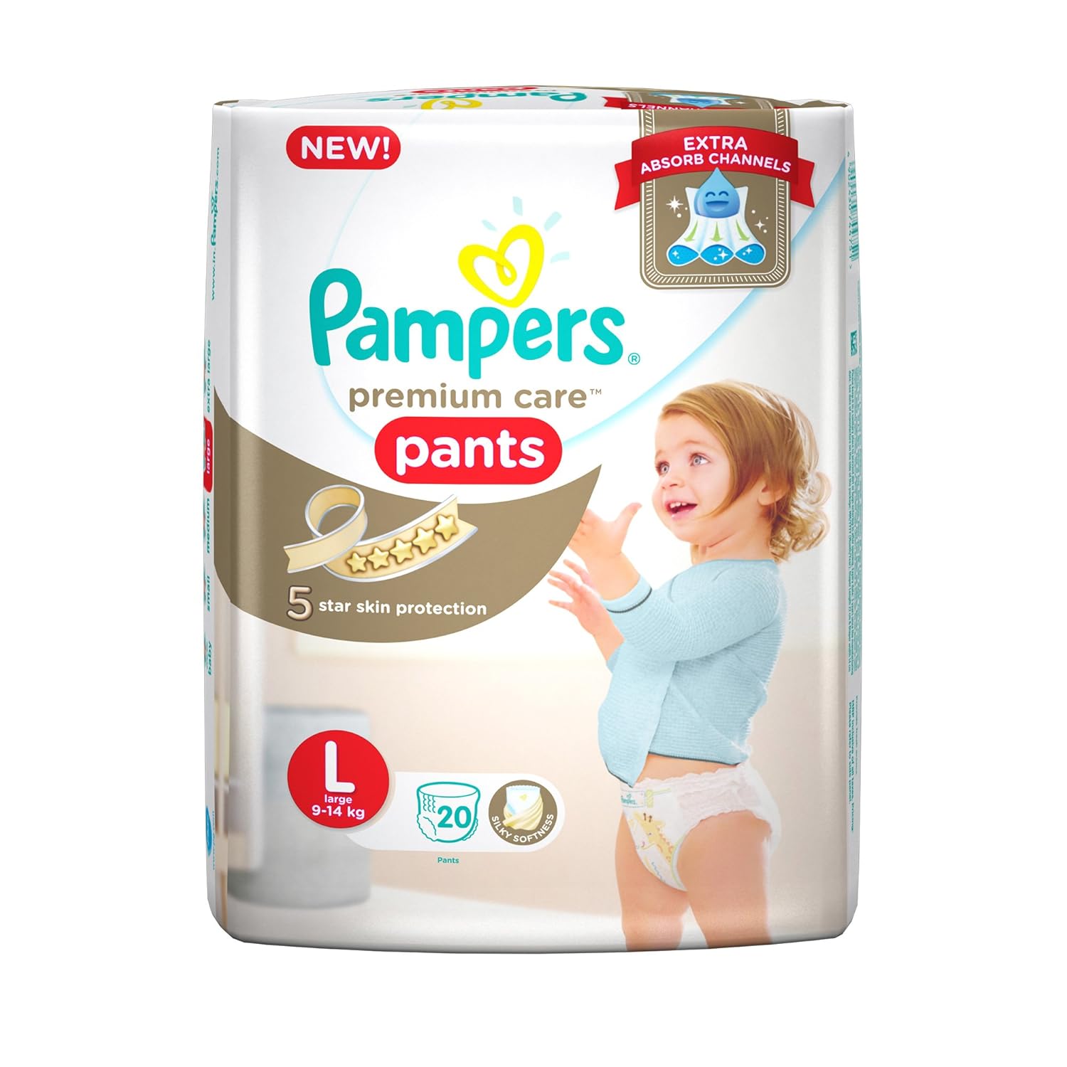 pampers premium pants large