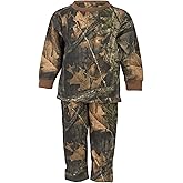 TrailCrest by Treel Infant - Toddler Cotton Camo Long Sleeve T-Shirt and Long Pants Set