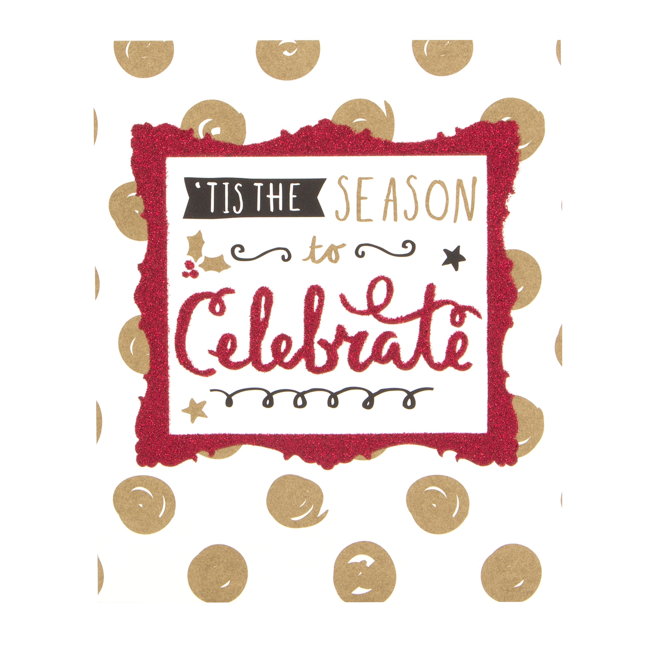 Hallmark Christmas Card 'Season to Celebrate' - Small