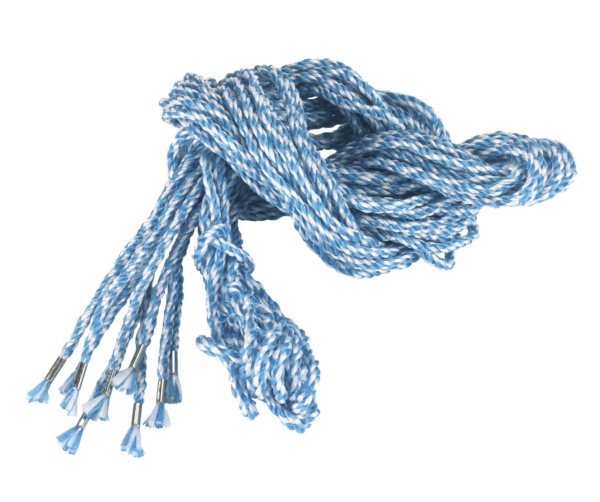 Eurofarm 29577 Scaffolding Ropes, 2.5 m, Pack of 10, Blue/White