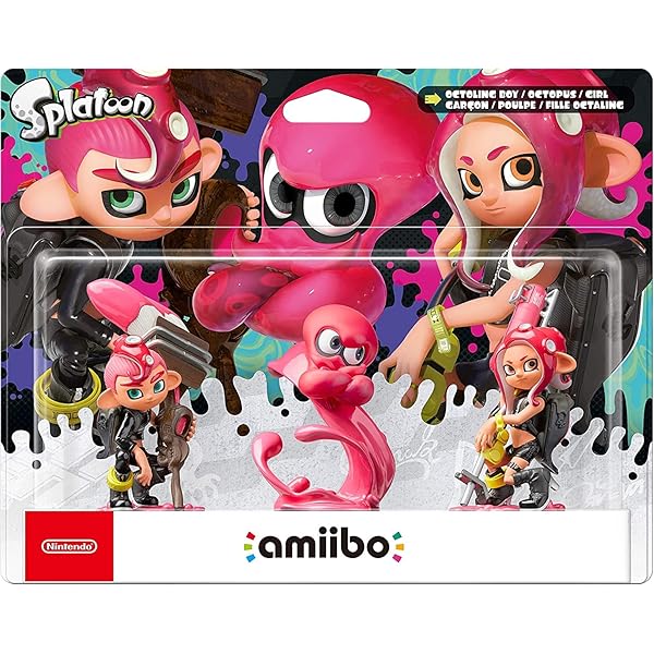 Splatoon Deep Cut Amiibo Set (Shiver, Frye, & Big Man