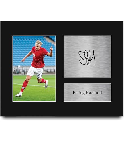 Amazon.com: HWC Trading Erling Haaland Borussia Dortmund Gifts