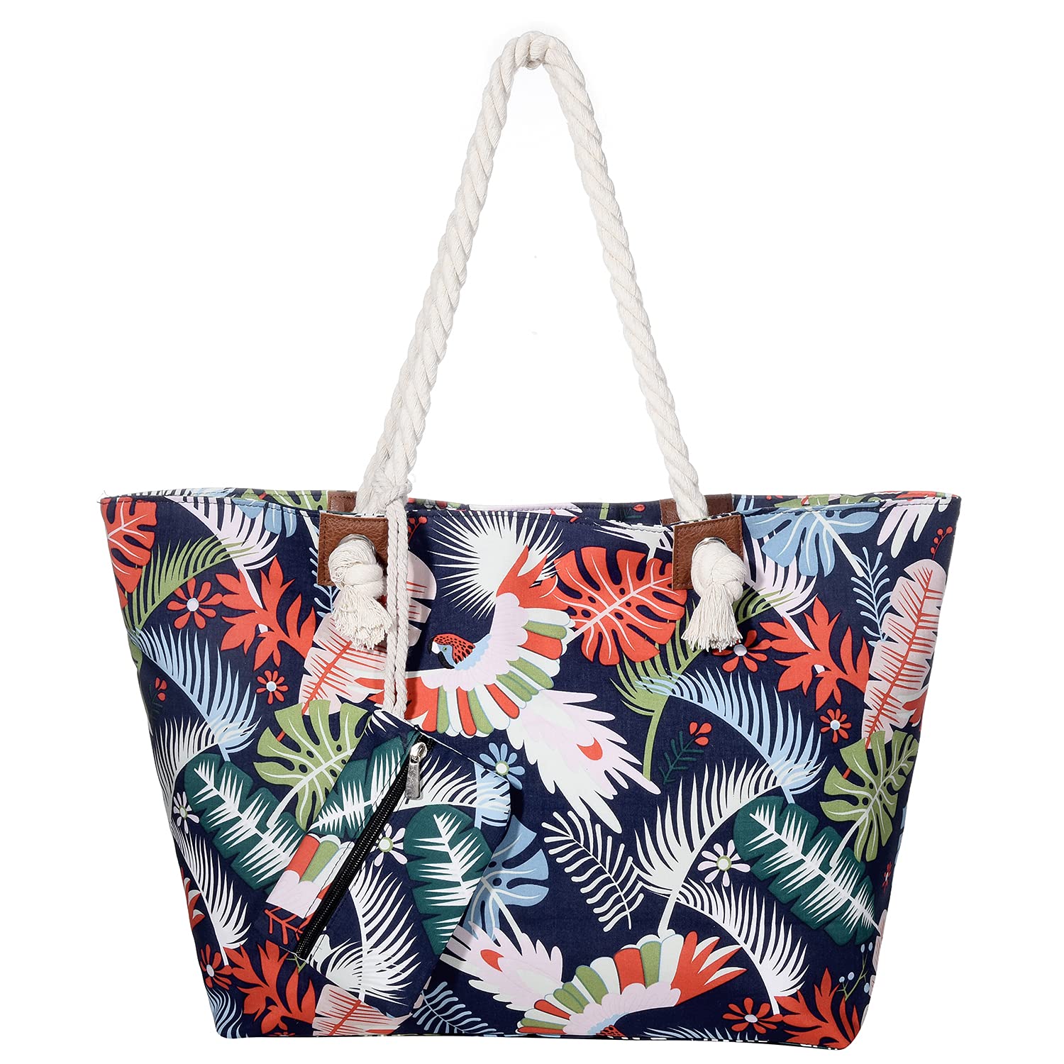 MASADA Large beach bag water resistant with zip Holiday Escape