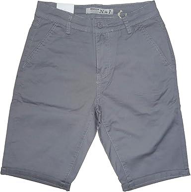 Pantalón Bermuda de algodón ligero y elástico para hombre: Amazon.es: Ropa y accesorios