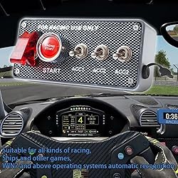 4 +1 Rocker Switch Panel for USB Simulator Racing