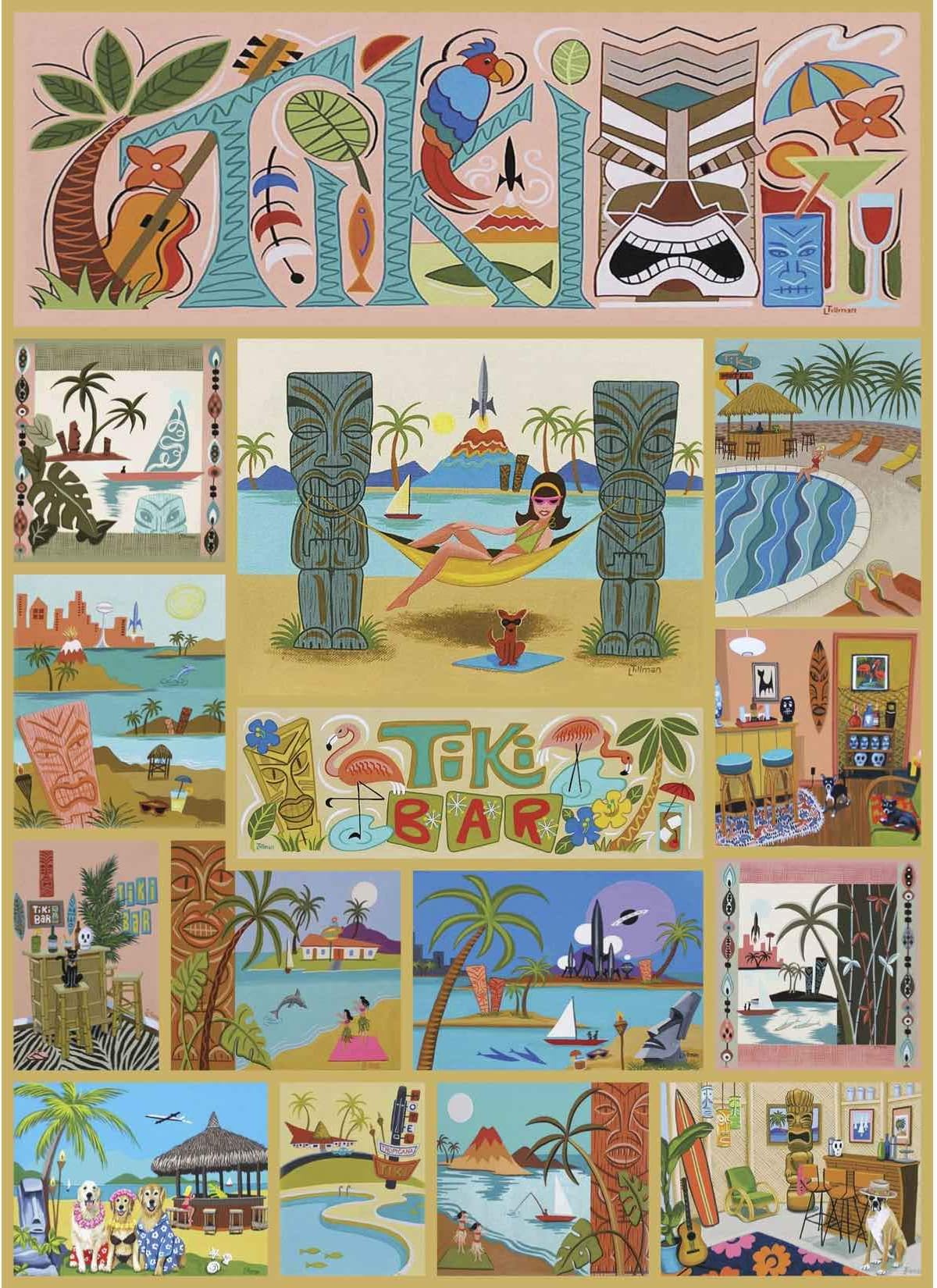 Tiki Time 1000 Piece Jigsaw Puzzle