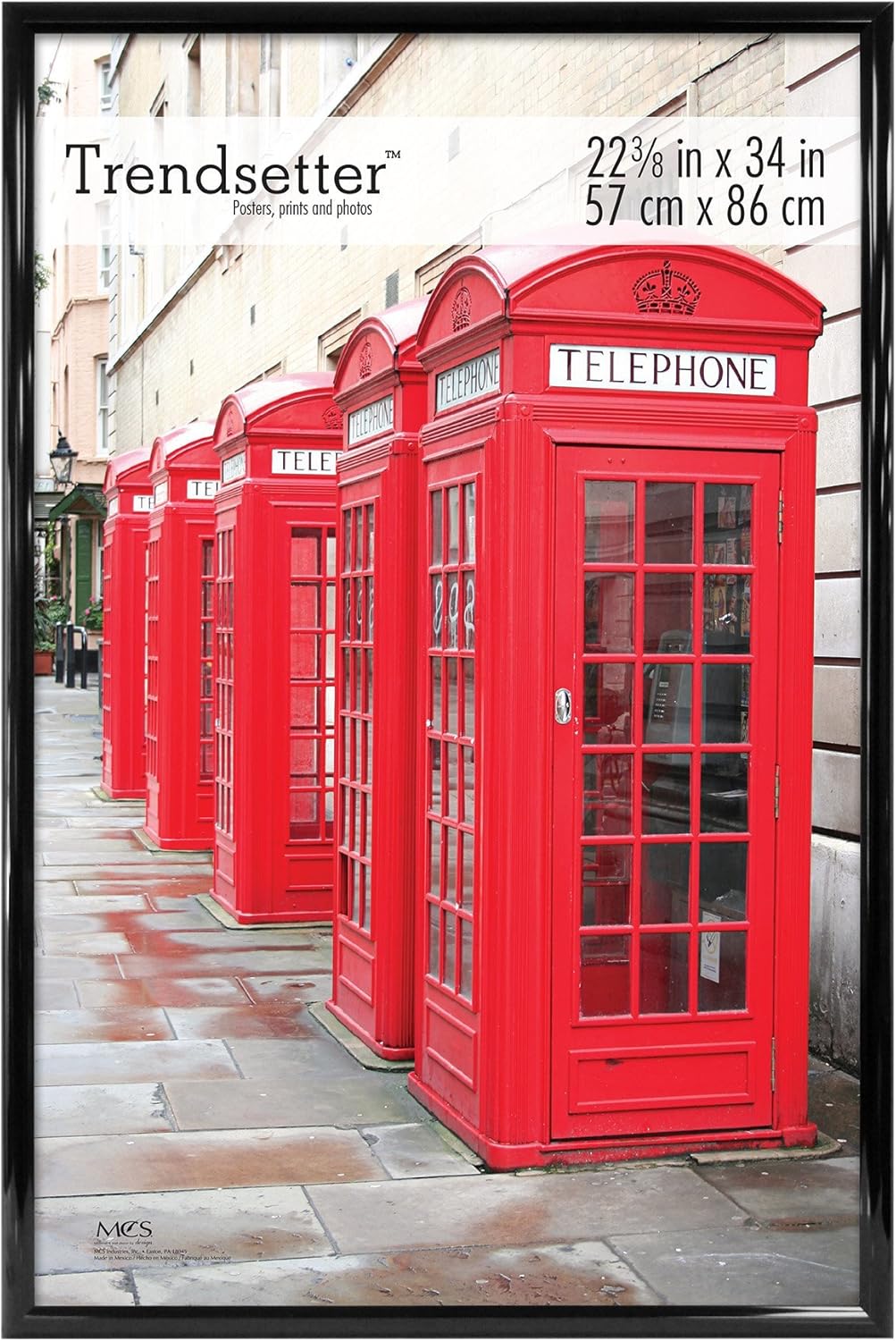 MCS Trendsetter Poster Frame, 22.375 X 34Inch, Black Amazon.ca Home