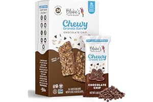 BLAKE'S SEED BASED Blake’s Seed Based Chewy Granola Bars — Chocolate Chip (24 Count), Vegan, Gluten Free, Nut Free & Dairy Free, Healthy Snacks for Kids or Adults, School Safe, Low Calorie Soy Free Snack