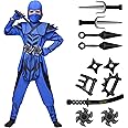 Spooktacular Creations Kids Halloween Ninja Costume, Boys Ninja Outfit for Toddler Halloween Costume Dress Up Party Parties