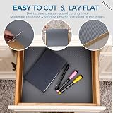 Hersvin Drawer Liners 70cm x 500cm EVA Non-Slip Non-Adhesive Dark Gray Dot view 5