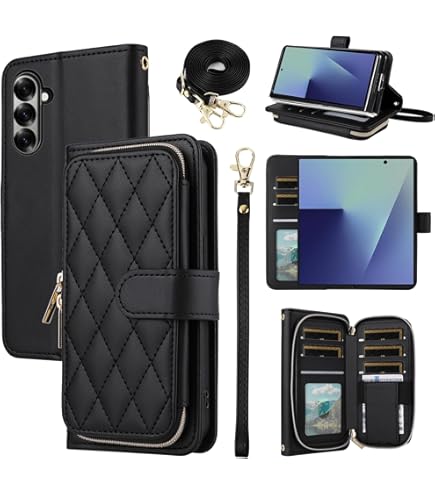 Amazon.com: SKPY Leather Case Compatible with Samsung Galaxy Z