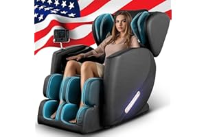 BILITOK Full Body Massage Chair with Zero Gravity, Massage Chair Recliner with Heating, Airbags, Bluetooth Speaker, Foot Roller, Touch Screen