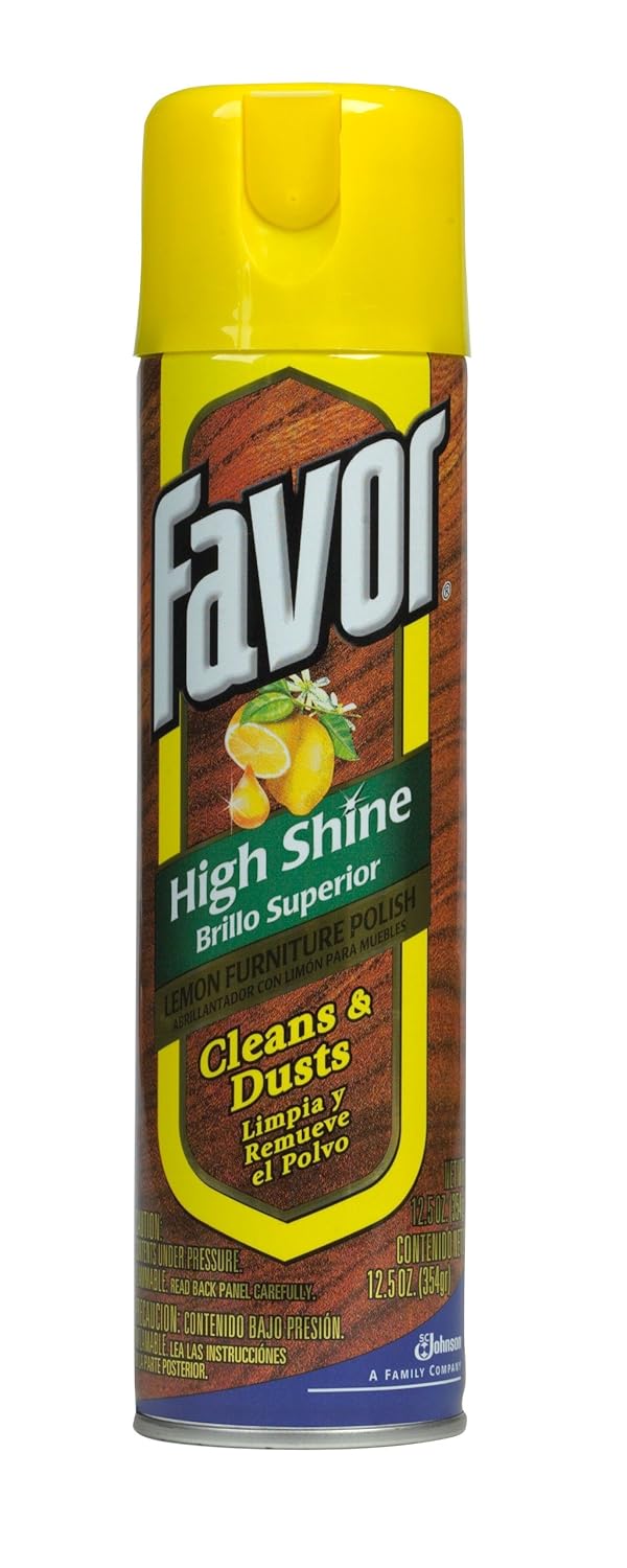 Favor Lemon Furniture Polish, 12.5Ounce Cans (Pack of 12