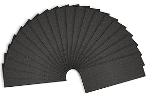 Sandpaper 150 Grit, Wet Dry Sanding Sheets 9 x 3.6 Inch for Wood Furniture Finishing, Metal Sanding and Automotive Polishing,