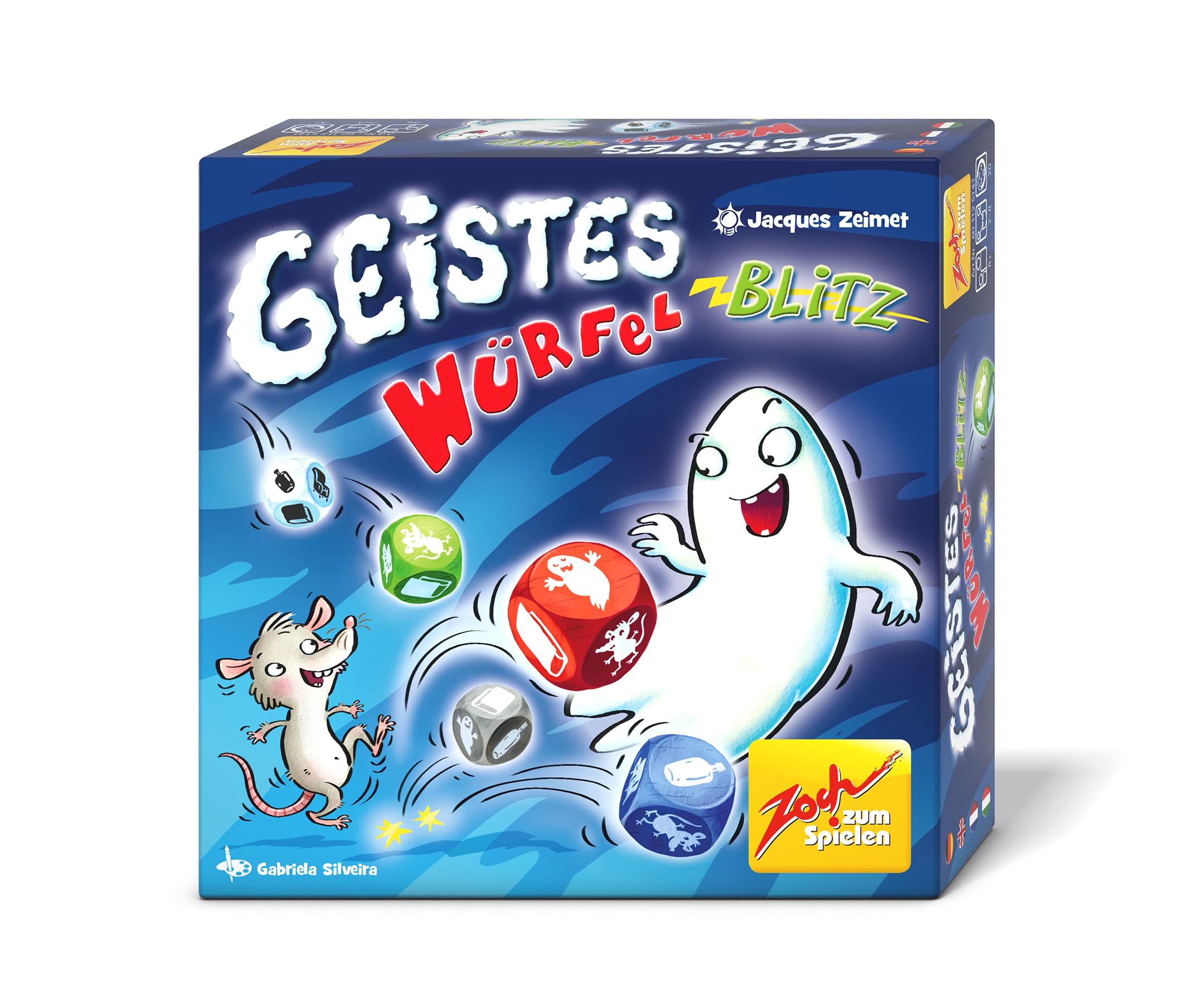 Zoch 601105141 Spirit Flash Cube Flash The Fun Reaction Game for Young and Old, from 8 Years