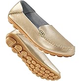 DUOYANGJIASHA Women's Comfortable Loafers Casual Round Toe Moccasins Wild Driving Flats Soft Walking Shoes Women Slip On