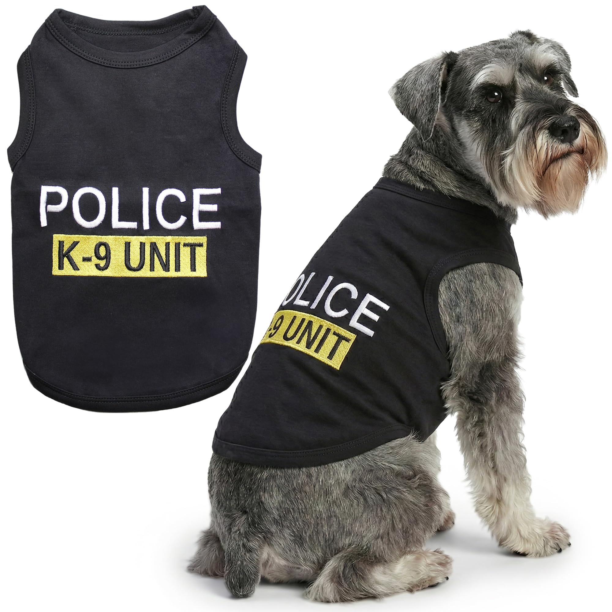 Parisian Pet Police Dog T-Shirt, XX-Large