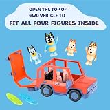 Bluey Heeler 4WD Family Toddler Toy Car with 4 Figures & Surfboards view 4
