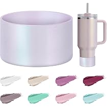 Dreamy Gradient Silicone Boot For Stanley 40oz & 30oz Tumblers - Metallic Shimmer Protective Sleeve (Violet Petal) - View #13