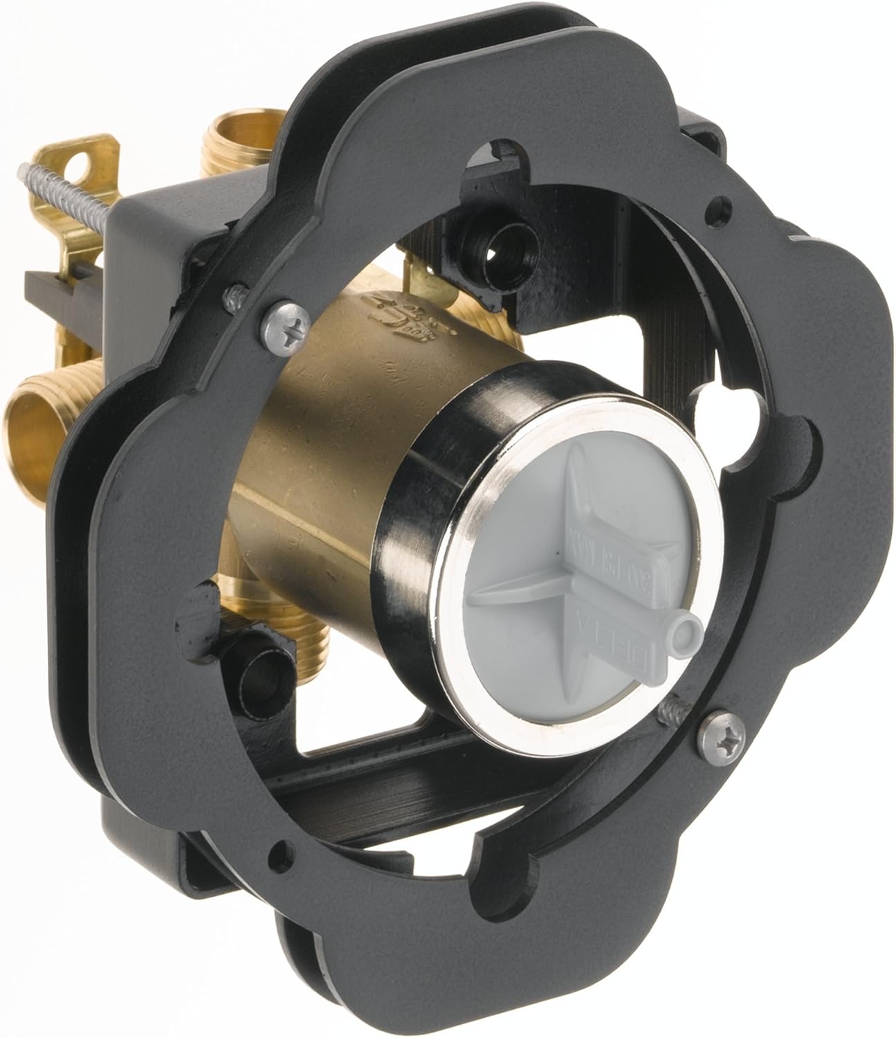 Delta Faucet R10000-UNWSHF MultiChoice Universal Shower Valve Body for Shower Faucet Trim Kits (with Screwdriver Stops) - Faucet Valves - 