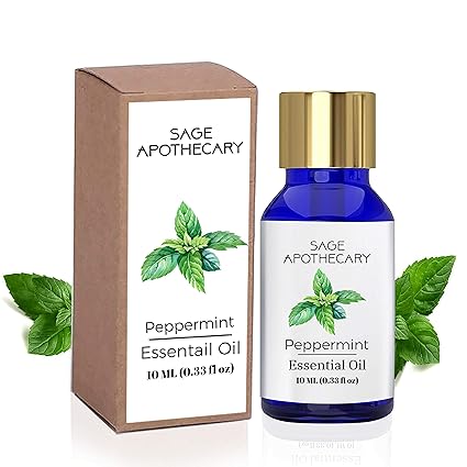 Sage Apothecary Peppermint Essential Oil, 10 Ml