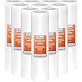 iSpring FP25BX10 20" x 4.5" 5-micron Universal Sediment Filter Cartridges, Multi-layer Gradient Design (10 Pack),white