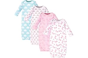 Luvable Friends Baby Girls' Cotton Gowns