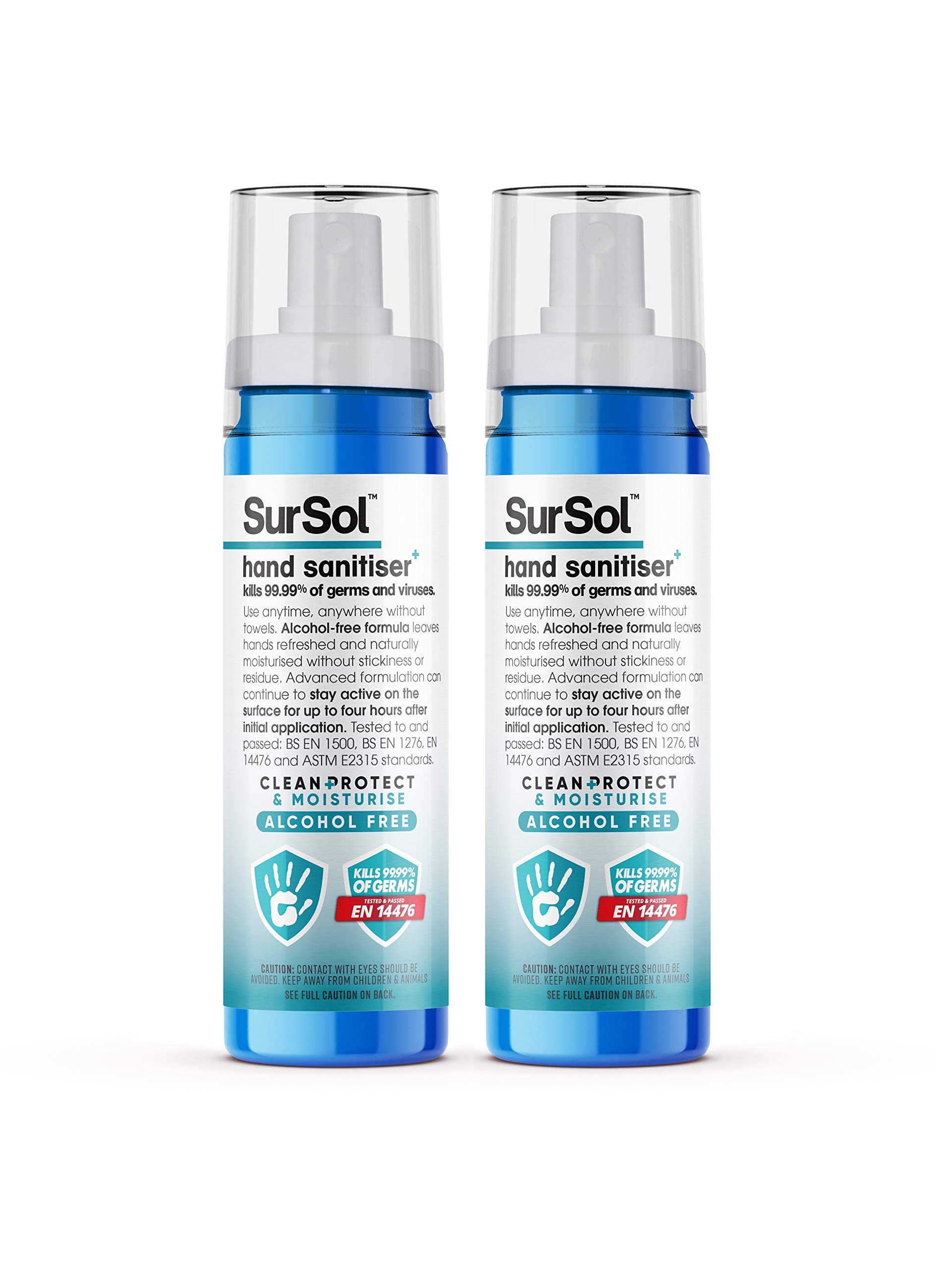 SurSol Alcohol Free Hand Sanitiser (2 x 75ml)