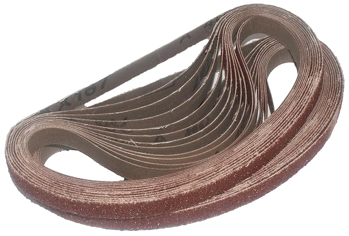 24 Stück Gewebe-Schleifbänder 13 x 457 mm Körnungen je 4x 40/60/80/120/180/240 für Black & Decker Powerfeile