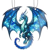 Christmas Ornament 2025 - Dragon Ornaments - Dragon Ornaments for Christmas Tree - Book Lover Merch - Book Lover Gifts - Christmas Ornament 2025 - White Elephant Gifts - Xmas Tree Decoration