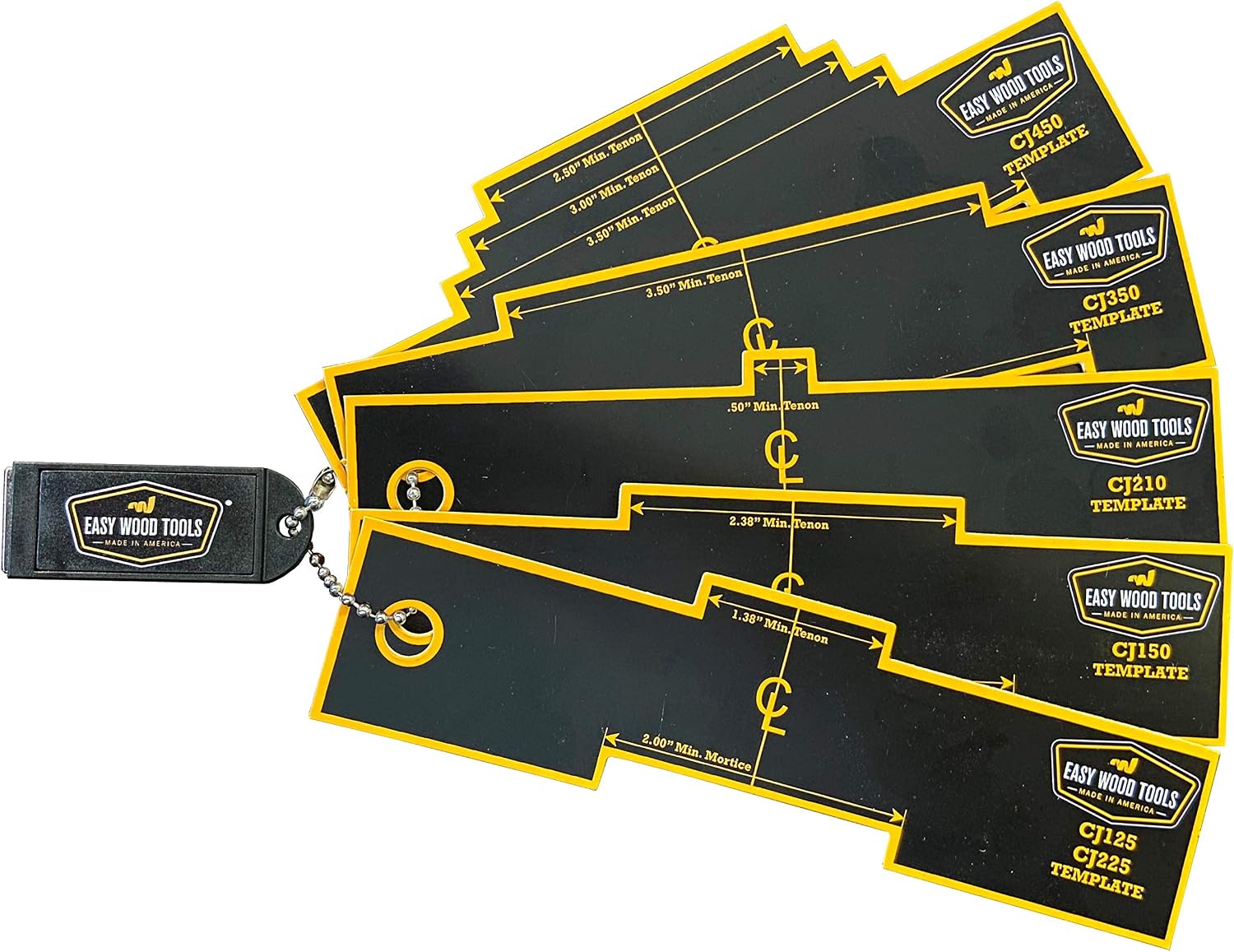 Easy Wood Tools (CT100) Easy Chuck Template Set