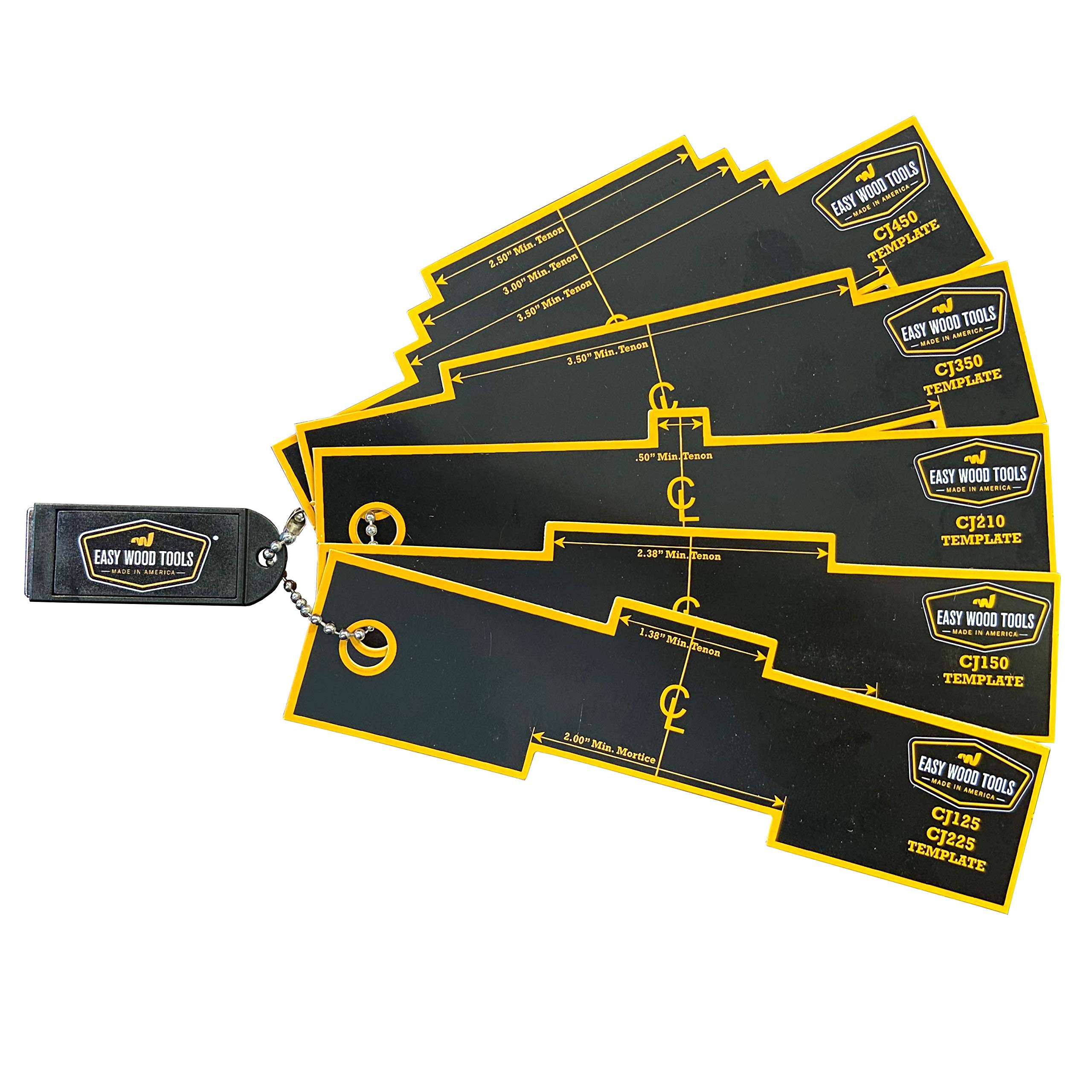 Easy Wood Tools (CT100) Easy Chuck Template Set