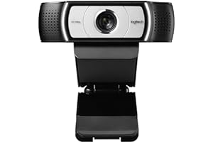 Logitech C930e 1080P HD Video Webcam - 90-Degree Extended View, Microsoft Lync 2013 and Skype Certified - Black