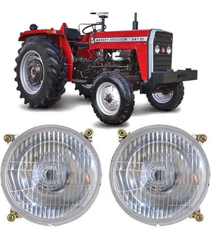 APSMOTIV Conjunto De Señal De Giro Luces Indicador Lateral Delantero Lente Adecuado Para Tractor Massey Ferguson 253 254 274 675 690 698 99 1014 1114