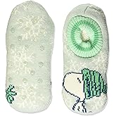 Peanuts Women's Snoopy Holiday Single Cuffer Slipper Socks