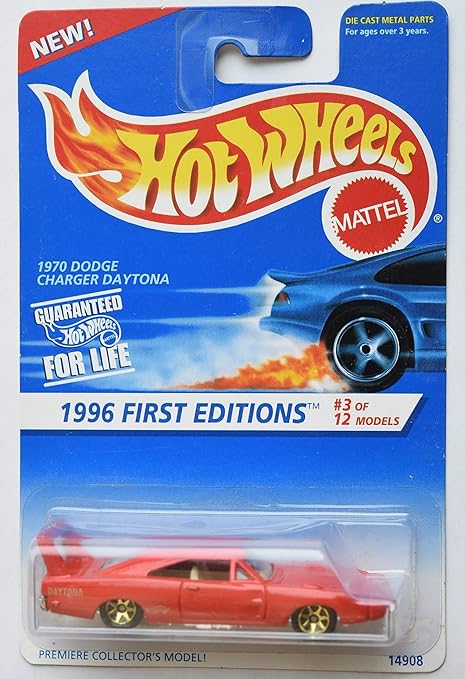 hot wheels 1996 first editions 1970 dodge charger daytona