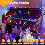 Ollny Fairy Lights Mains Powered 60m 600 LED Multicoloured Outdoor String view 5
