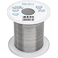 Weller WSW SnPb (T0051403199) Solder Wire, Dia: 0.8 mm / 0.039 in, Wt: 100 g / 3.527 oz, Alloy Sn60Pb40, Flux content 2.2%