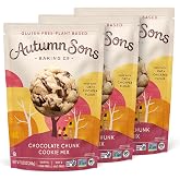 Autumn Sons Baking Co. Gluten Free Chocolate Chunk Cookie Mix. Vegan Plant Based Baking Mix. Top 9 Allergen Free. Dairy Free, Nut Free, Soy Free, Non GMO 9.3 oz (Pack of 3)